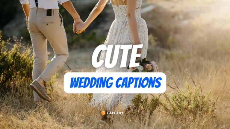 Cute Wedding Instagram Captions
